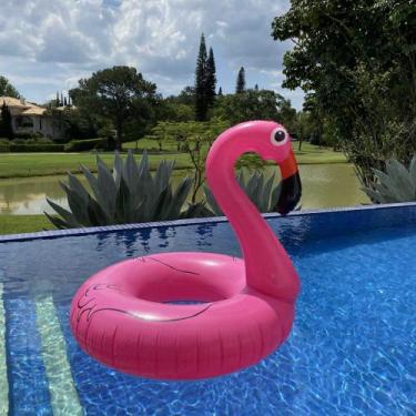 Imagem de Boia de Flamingo Gigante Suporta Bastante Peso Barato - Elite