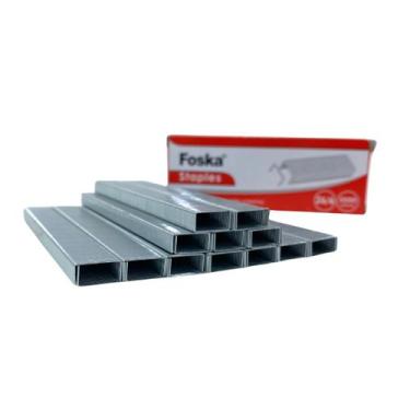 Imagem de Grampos Galvanizados 26/6 P/ Grampeador Cx Com 5000 Unidades - FOSKA