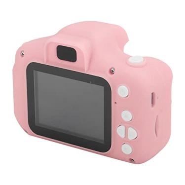Imagem de Câmera Infantil, Câmera Infantil Fofa Com Molduras de Desenho Animado, Tela IPS de 2,0 Polegadas, Gravação de Vídeo 1080P, Mini Câmera Digital de Brinquedo para Crianças,