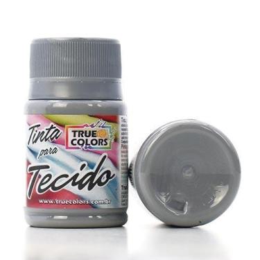 Imagem de Tinta para Tecido True Colors - 37ml, 1002 CINZA