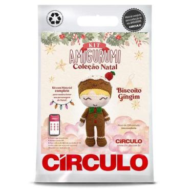 Imagem de Kit Amigurumi Natal 2023 Círculo - Biscoito Gingin