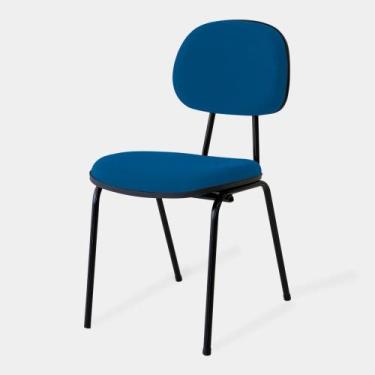 Imagem de Cadeira Secretária Turim Pé Palito - Arazzi, Azul