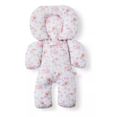 Imagem de Almofada Para Bebê Conforto - Universal - CAVALO ROSA - CLICK TUDO