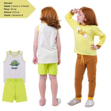 Imagem de Kit 2 Conjuntos Pijama Infantil para Meninos ou Meninas 1 Inverno Meia