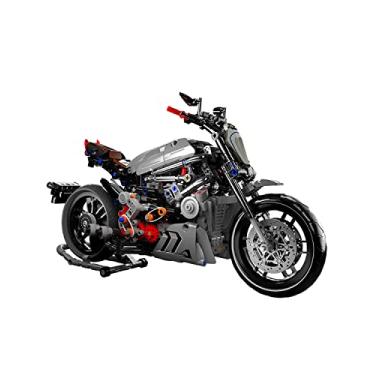 Imagem de dOvOb Motorcycle Building Blocks Set, 827 Pieces Bricks, Compatible with Major Brands