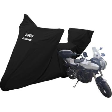 Imagem de Capa Sob Medida Compatível Com Moto Kawasaki Versys 1000 Top Case Bauleto (Preto)