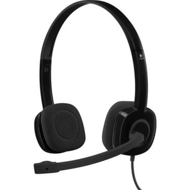 Imagem de Headset com fio logitech h151 com microfone stereo