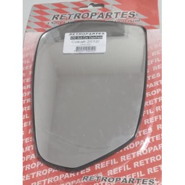 Imagem de Lente Espelho Refil Retrovisor Cobalt 2012 A 2018 Direito Lado Passageiro (Com Base Acoplado
