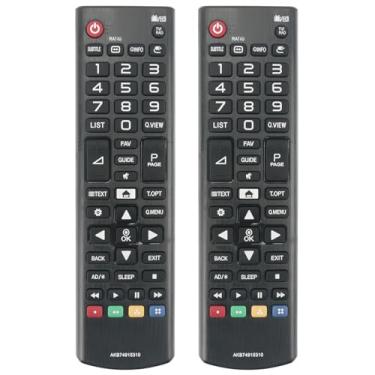 Imagem de Pacote com 2 AKB74915310 controle remoto de substituição para LG LED LCD TV AKB74915310 AKB74915346 AKB74915347 43LH590T-TD 43LH590Y-TD 43LH571V-TE 43LH571T-TE 43LH5 71Y-TE 43LH570T-TD 43LH570Y-TD