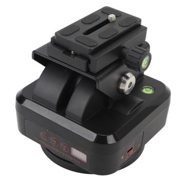 Imagem de Cabeça de Inclinação da Panela Motorizada Com Clipe de Telefone, Cabeça de tripé Flexível para Câmeras DSLR, Cabeça de Inclinação Remota de Controle Remoto de 360 ​​graus para