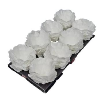 Imagem de Forminha Doces Flor Branco Aniversário Casamento - 40 unid - Decorart