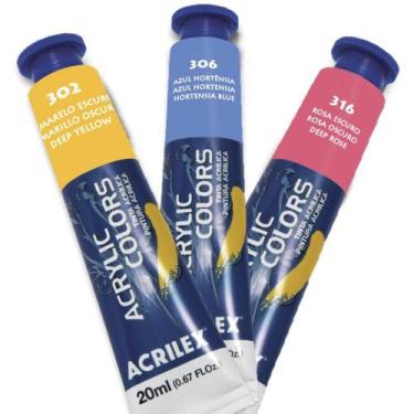 Imagem de Tinta Acrílica Acrylic Colors Cores Metálicas Acrilex 20 ml - 13123, 7