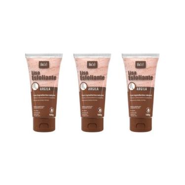 Imagem de Creme Esfoliante Soft hair 180g Biosoft Argila - Kit C/ 3un