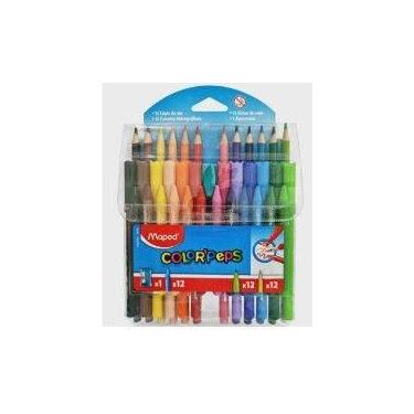 Imagem de Conjunto giz cera color peps maped 037pcs - MAPED(2123/6918/537729856)