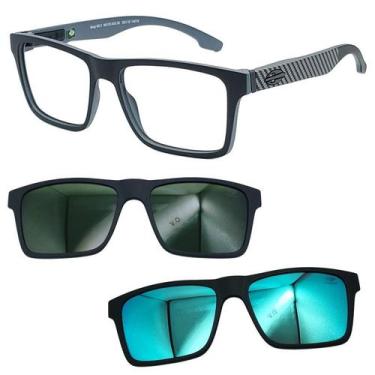 Imagem de Oculos Mormaii Swap NG 2 6153 AGA com 2 Clipon G15 e Azul, G15, Azul