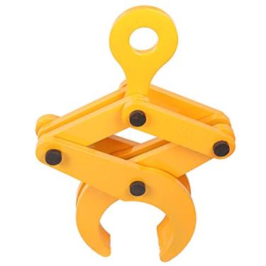 Imagem de Grampo de placa braçadeiras verticais de aço resistente com corrente, braçadeira de placa vertical, para elevação e transporte de pedra suspensa clipe de ardósia