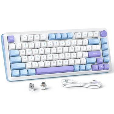Imagem de Teclado mecânico sem fio Redragon K681 RGB 81 teclas