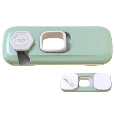 Imagem de Fechadura Trava de Segurança Geladeira Armario Gaveta Bebe Criança Infantil Porta Janela Protege Evita Acitente Resistente Multiuso