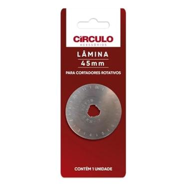 Imagem de Lâminas De Corte Cortador Circular Disco 45mm Com 1 Unidades Patchwork 283991 Cor 20 Circulo Cortes Precisos E Eficientes Em Tecidos, Papel E Outros Materiais
