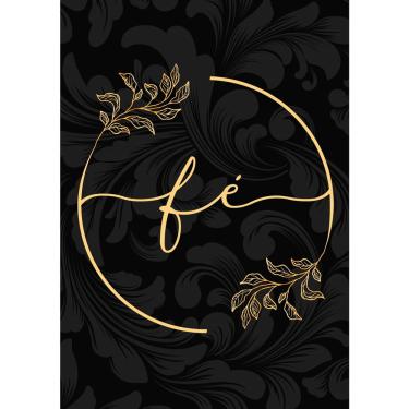 Imagem de Adesivo Decorativo de Parede Palavra Fé