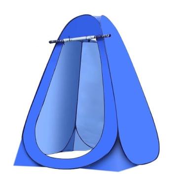 Imagem de NEONMAN Tenda de Casa de Banho para Campismo com Bolsa de Armazenamento, Tenda de Privacidade Portátil para Chuveiro Tenda de Vestir Dobrável com um Toque, Impermeável e à prova de sol(Azul)