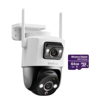 Imagem de Câmera Externa Wi-Fi 3MP 360 Full Color iM9+ Com Micro SD 64gb - Intel