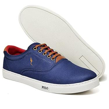 Imagem de Sapatenis Masculino Casual Original Polo Blu Cano Baixo Tênis Confortavel Leve Macio Variedades de Cores Exclusivo SAP7700, ORIGINAL Polo Blu (Azul, BR, Adulto, Numérico, 45)