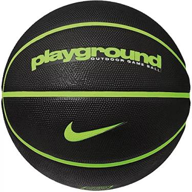 Imagem de BOLA DE BASQUETE EVERYDAY PLAYGROUND 8P DEFLATED BLACK/VOLT/VOLT