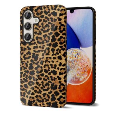 Imagem de Svanove Capa de telefone com estampa de chita para Samsung Galaxy A14 5G feminina, linda capa de leopardo para mulheres, design de estampa de animal retrô moderno de luxo, padrão estético Y2k capa de
