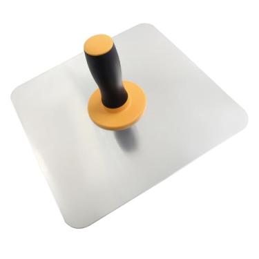 Imagem de Biaungdo Gesso de alumínio, suporte de placa de argamassa de 30 cm com alça macia, ferramenta de gesso para argamassa, drywall