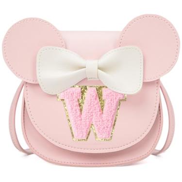Imagem de OYLOLA Presentes de aniversário para meninas de 3, 4, 5, 6, 7 e 8 anos, bolsa infantil para meninas pequenas, presente para meninas, Rosa-rosa, W