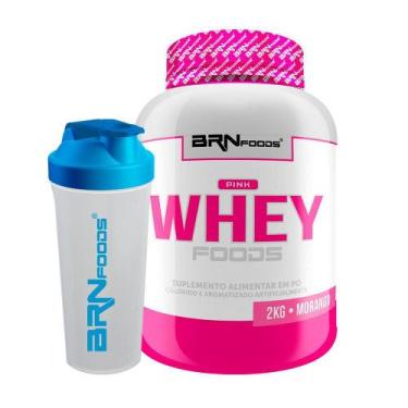 Imagem de Kit Pink Whey Foods 2Kg - Brn Foods