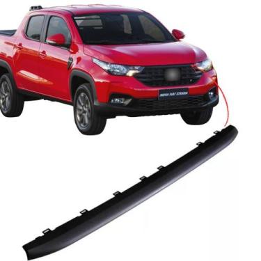 Imagem de Aplique Friso Grade Frontal Preto Strada 2020 até 2023 - Importado, Pr