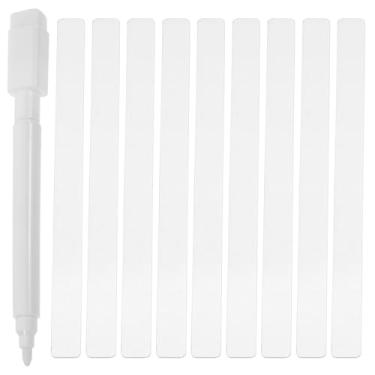 Imagem de GANAZONO Etiquetas de despensa 48 peças etiquetas acrílicas para plantas de jardim marcadores de estaca placas em branco para vasos flores vegetais perlita