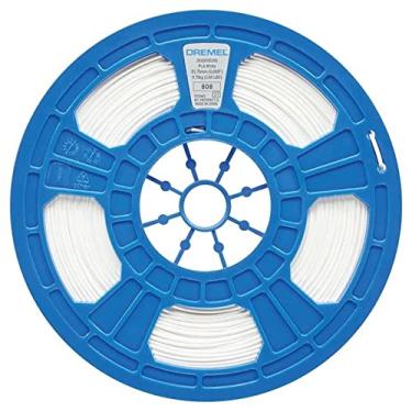 Imagem de Dremel Filamento de impressora 3D PLA-GOL-01 da DigiLab, diâmetro de 1,75 mm, peso do carretel de 0,75 kg, ouro, habilitado para RFID, nova fórmula e 50% mais por carretel PLA-WHI-01 1