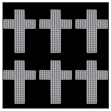 Imagem de XGNG 12 peças de lençol de malha cruzada de plástico, bordado, artesanato, marcadores, jogos americanos faça-você-mesmo, lençóis de malha tecida feitos à mão