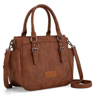 Imagem de Sacola Montana West Wrangler WG187-8318BR para mulheres marrom
