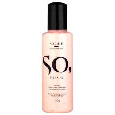 Imagem de Hidratante Corporal So Relaxing Mousse Pêssego 140g Sophie Sensual Fee