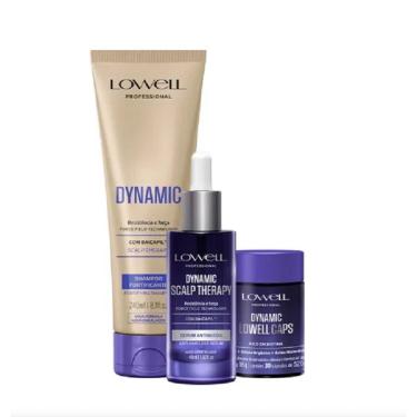 Imagem de 1507LW-Kit Dynamic Lowell shampoo+Serum+Caps (3 produtos)-Feminino