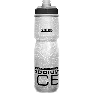 Imagem de CamelBak Podium Ice Bike Bottle 600 ml – Garrafa térmica para apertar, preta