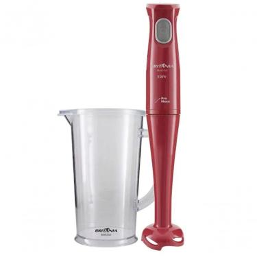 Imagem de Mixer Britania 350w Luxx Red Com Copo Dosador 220V