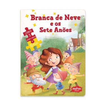 Imagem de Branca De Neve E Os Sete Anões:Livro Com Quebra Cabeça