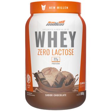 Imagem de Whey Protein Zero Lactose Sabor Chocolate Pote 900G New Millen
