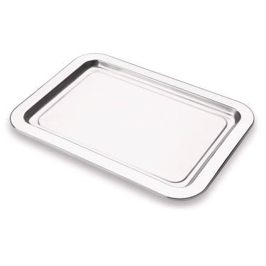 Imagem de Bandeja Rasa Pop De Aço Inox Forma Para Servir 35cm Multiuso