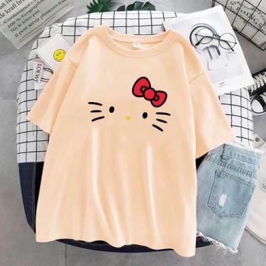Imagem de Camiseta Hello Kitty Aesthetic - sneko, Creme, P