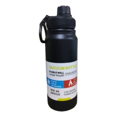 Imagem de Garrafa Térmica Inox Com Alça E Protetor De Silicone 600ml - Sem marca