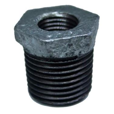 Imagem de Bucha de Redução Galvanizada 1/2 x 1/4POL BSP - SEGURIMAX