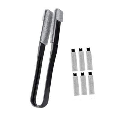 Imagem de KiBcsLic Limpador de persianas, escova para espanador, escova para limpeza de pó, limpador de janelas, para cozinha, Preto