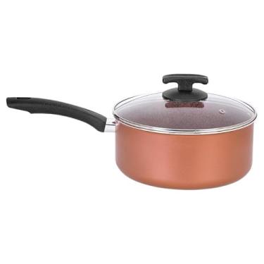 Imagem de Panela Antiaderente com Tampa de Vidro La Belle Nº16, Cobre, Ramos