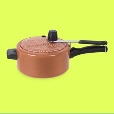 Imagem de Panela de Pressão de 3 Litros Pressionella Baby com Rotoprint Preta, Cobre, Pequena, Ramos